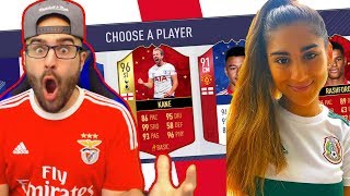 GIRLFRIEND ENGLAND ONLY DRAFT CHALLENGE  FIFA 18 Ultimate Team [upl. by Nibor799]