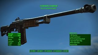 Fallout 4  BEST RIFLE OVERSEERS GUARDIAN  How To Get The Overseers Guardian In Fallout 4 [upl. by Nilyarg62]