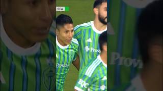 Raul Ruidiaz GOLAZO from MIDFIELD 😱 soccer highlights [upl. by Ecargyram198]