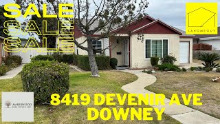 Downey California Home For Sale 8419 Devenir Ave Downey CA 90242 [upl. by Arsi]