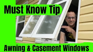 Dont Be Cranky  Must Know Tip For Awning And Casement Windows [upl. by Claudette965]