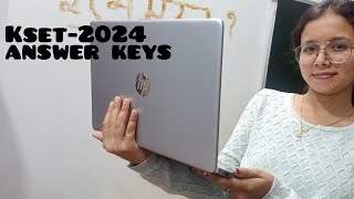 KSET English answer keys 🎉🎉 kset2024 ksetenglish netenglish answerkeys assistantprofessor [upl. by Yesiad]