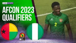 GuineaBissau vs Nigeria  AFCON 2023 QUALIFIERS HIGHLIGHTS  03272023  beIN SPORTS USA [upl. by Oirogerg]