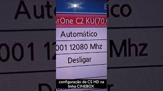 CINEBOX funcionando com CS HD 100 [upl. by Kain]