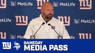 Giants vs Vikings Postgame Interviews Brian Daboll Daniel Jones Malik Nabers Dexter Lawrence [upl. by Abih]