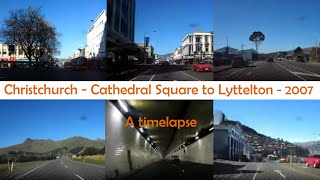 Christchurch  Cathedral Square to Lyttelton Timelapse [upl. by Eda]