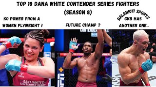 Top 10 Dana White Contender Series Fighters Season 8 [upl. by Vita]