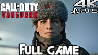 CALL OF DUTY VANGUARD Gameplay Walkthrough FULL GAME 4K 60FPS No Commentary [upl. by Ashlin]