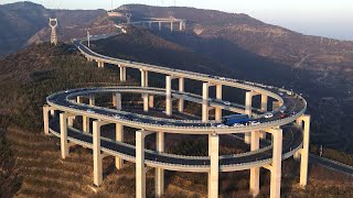 Taiyuan Shanxi Tianlong Mountain Net Red Bridge山西，太原，天龙山网红桥 [upl. by Leahcar]