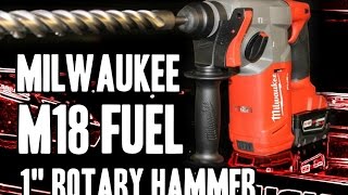 Milwaukee 2712 M18 FUEL 1quot SDSPlus Rotary Hammer [upl. by Emmeline]