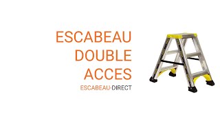 Escabeau double accès  escabeaudirect [upl. by Jannelle]