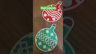 Next 3dprinting tinkercad tutorial christmas ornaments diycrafts [upl. by Gerbold]