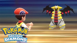 Catching Giratina  Pokémon Brilliant Diamond [upl. by Lerad128]