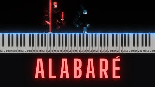 🎹 SYNTHESIA PIANO TUTORIAL  ALABARÉ  Kairo Worship  Samy Galí [upl. by Vershen]