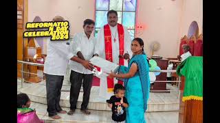 507th REFORMATION DAY  Celebration on 311024 in CHRIST LUTHERAN CHURCH Bhattiprolu [upl. by Cahra]