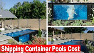 WOW Shipping Container Pools Cost [upl. by Elliott]