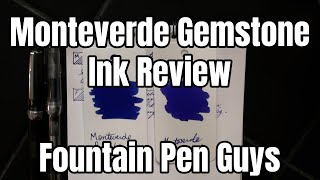 Monteverde Tanzanite and Sapphire Ink Review [upl. by Filmore]