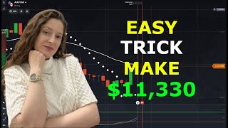 Easy trick to make 11330 in 2023  Amazing Iq Option Strategy [upl. by Mar]