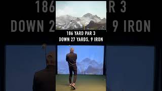 Swiss Alpine Valley 10 186 Yard Par 3 9 Iron  4K [upl. by Eentihw]