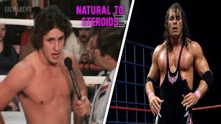 Bret Hart Steroid Transformation  WWF And WCW Bret Hart Transformation [upl. by Reklaw]