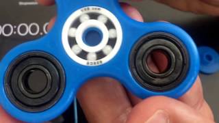 Testing VXB 608CE Full ceramic Bearings in a Fidget Hand Spinner [upl. by Colwen]