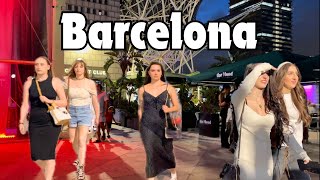 Barcelona Nightlife Somorrostro Beach [upl. by Aranaj]