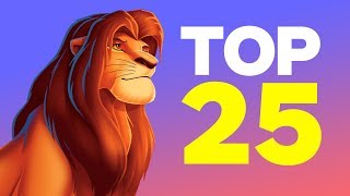 Top 25 Best Disney Animated Movies [upl. by Arnaldo576]