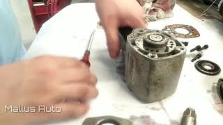 Pneumatic Gun Impact Wrench Repair Disassemble [upl. by Eimmij]