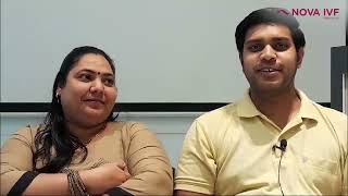 The couple conceived after IVF treatment by Dr Sandeep Mane IVF specialist Nova IVF Thane [upl. by Fidelity]