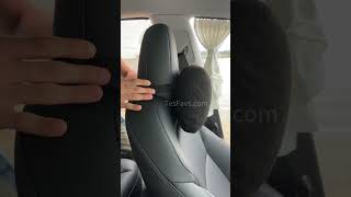 This headrest pillow is perfect for those long drives tesla modely teslaaccessories shorts [upl. by Htebazle]