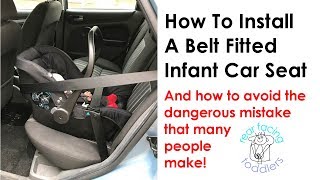 Is your babys infant car seat fitted correctly Please watch this video to make sure [upl. by Nivets]