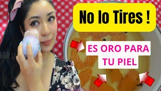 PIEL PERFECTA Y LUMINOSA 💆‍♀️🍊 DIY TONICO FACIAL skincare beauty [upl. by Adnirem926]