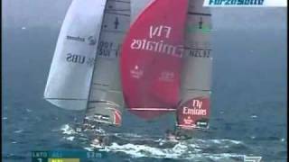 part38 32 Americas Cup Alinghi vs New Zeland 030707 La7 [upl. by Hanonew511]