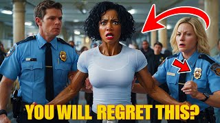 Racist Officers Block Black Woman from Boarding—Until They Spot Her ADMIRAL Badge [upl. by Airotahs453]