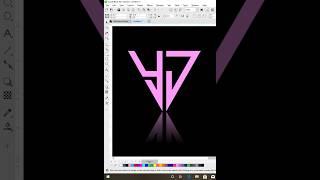 Letter Y J Logo Design in Coreldraw [upl. by Lesli693]