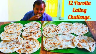 12 Parotta Eating Challenge Parotta Eating Challenge TN Village Food [upl. by Augustin]