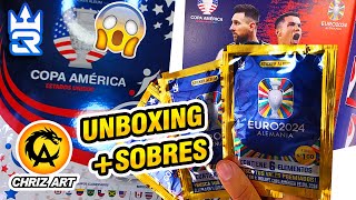 Llegó el Álbum 3 Reyes Copa América y Eurocopa 2024  Unboxing Completo  CHRIZ ART [upl. by Mayhs561]