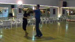 Salsa tricks and dips 60 turn patterns LA and cuban style Cross body lead [upl. by Marr892]