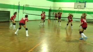 VOLLEYBALL METODOLOGIA PER LALLENAMENTO DELLA DIFESA [upl. by Nylasor]