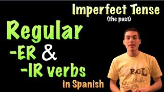 02 Spanish Lesson  Imperfect  Regular ER and IR verbs [upl. by Lowson689]