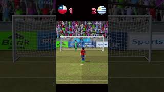 Chile vs Uruguay best penalty match highlights efootballpesmobile efootball efootball2024 [upl. by Edelman503]