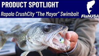 NEW Rapala CrushCity quotThe Mayorquot Swimbait  Catching Big Walleyes with Tony Roach [upl. by Sreip]