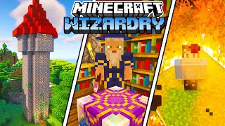 Magic amp Wizardry Mod in Minecraft Electroblobs Wizardry Mod [upl. by Danyette]