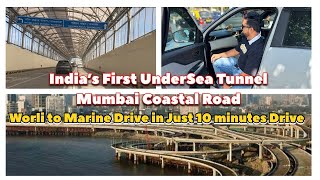 India’s first UnderSea water road tunnel  Mumbai Coastal Road  Worli Sea face to Marine Drive [upl. by Sunderland]