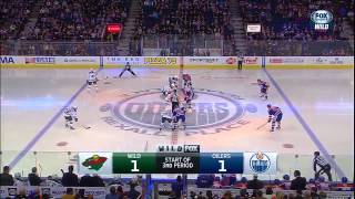 27012015 Minnesota Wild vs Edmonton Oilers [upl. by Hobey759]