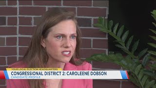 Caroleene Dobson focusing on prices economy in District 2 congressional race [upl. by Drawdesemaj]