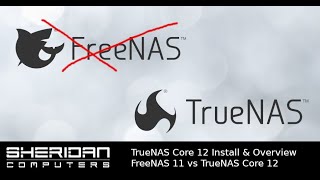 FreeNAS vs TrueNAS Core  How to install TrueNAS Core 12 [upl. by Skiest]