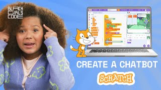 How to Code an AI Chatbot in Scratch  Episode 48 of Code Along Jr from Black Girls Code [upl. by Yarw]