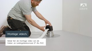 Montage video Ubbink Kabel en leidingdoorvoer 0°  PVC [upl. by Sama]