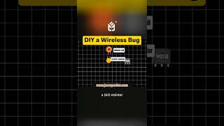 DIY A Wireless Bug resistor capacitor electronics circuit jeccapacitor jyhhsu [upl. by Meelas429]